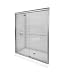 KOHLER K-702206-L-MX Fluence Frameless Bypass Shower Door, Matte Nickel