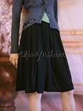 DKNY - $345 New DONNA KARAN NEW YORK Black Pleated Full Skirt 6