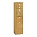 Salsbury Industries 3915S-06GFP Standing Horizontal Mailbox Gold