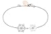 1/5 Carat Diamond 14K White Gold Snowflake Bracelet