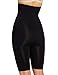 Heavenly Shapewear Women's Seamless High Waist Long Leg Slimmer, Black, Medium