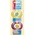 Sassy MAM Ulti Pacifiers Latex 6+ months - girl colors