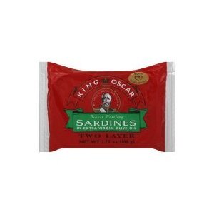 King Oscar Sardines, in Extra Virgin Olive Oil, 3.75 Oz, (Pack of 4)