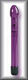 Slender Tulip Wand 6 1/2 Inch Ultra-Thin Multi-Speed Vibrating Massager - Violet