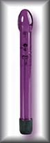 Slender Tulip Wand 6 1/2 Inch Ultra-Thin Multi-Speed Vibrating Massager - Violet