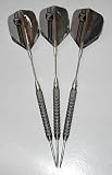 P4 Silver' 22 grams Rough Grip, 90% Tungsten, Fixed Point Darts
