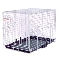 Precision Pet Suitcase Crate, Medium 3000, 30 x 19 x 21", Chrome
