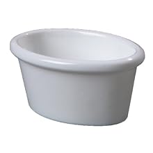 Carlisle S31002 Melamine 2 Oz. Oval Melamine Ramekin, White (Case of 48)