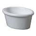 Carlisle S31002 Melamine 2 Oz. Oval Melamine Ramekin, White (Case of 48)