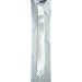 Schlips Krawatte wei� uni schmal Handmade