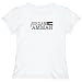T-Shirt Woman White Elegant Flag 
