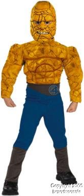  Child's Fantastic 4 The Thing Halloween Costume (Size: Small 4-6)