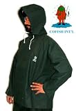 Buy Cofish Hooded Rain Jacket: Heavy Duty SmartSkins, Green Color