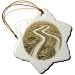 Dirt road in Masai Mara - 3 Inch Snowflake Porcelain Ornament