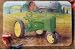 JOHN DEERE GLASS CUTTING BOARD 10 x 8 kitchen decor