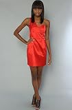 Blaque Label The Raquel One Shoulder Dress in Red,Dresses for Women