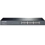 TP-LINK TL-SG1024  10/100/1000Mbps 24-Port Gigabit 19-inch Rackmountable Switch, 48Gbps Capacity