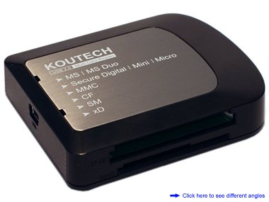 USB 2.0 52-in-1 External Card Reader with Simultaneous SD and Micro SD Use USB 2.0 52-in-1 External Card Reader with Simultaneous SD and Micro SD Use