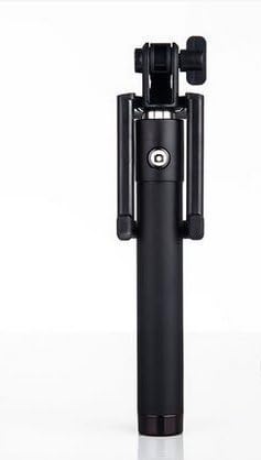 Heezeway Extendable Selfie Stick, Self-portrait Monopod with Built-in Bluetooth Remote Shutter and Adjustable Phone Holder for iPhone 6/6 Plus, Samsung Galaxy S6, LG Smartphone (Black)