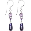 Handcrafted Austrian Crystal Pearl Passion Earrings