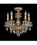 Schonbek Worldwide 5655-86SH 5 Light Milano Semi Flush Ceiling