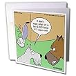 Rich Diesslins Funny Dogs Cartoons - Dogs vs. Vacuum Cleaner - Greeting Cards-12 Greeting Cards with envelopes