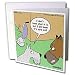 Londons Times Funny Dogs Cartoons - Dogs vs. Vacuum Cleaner - Greeting Cards-12 Greeting Cards with envelopes