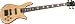 Spector NS-4H2-FM USA 4-String Bass, Natural Oil Black Hardware
