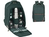 Picnic at Ascot 042G-G Coffee & Tea Green Columbia Coffee Backpack 2-person