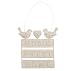 Sass & Belle Home Sweet Home Plaque - 18 X 15 Cm