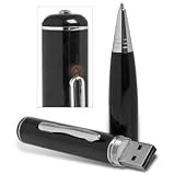 from Visionaer Visionaer 4GB Spy Pen Camera / Cam: High Resolution Camcorder (DVR, Surveillance Camera) memory & battery built in