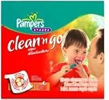 Pampers Stages Clean N Go Wipes 180