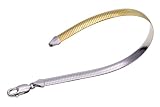 14K Two Tone 6mm Reversible Avvolto Bracelet, 7.5