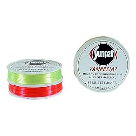 Amnesia Shooting Line/Leader Material Pound Test: 20 lb.; Color: High-Vis Red