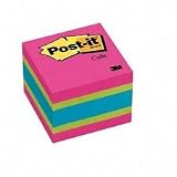 3M - 2051-FLT - 3M Post-it Bright Colors Memo Cube