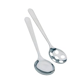 Master Class Stainless Steel Salad Serving Set- gift boxed