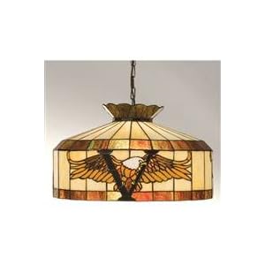 20 Inch W Victory Eagle Swag Pendant Ceiling Fixture