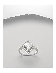 CZ Ring In 92.5 Sterling Silver