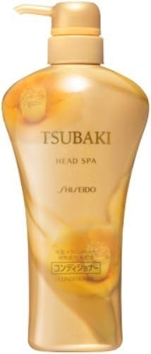 Shiseido Tsubaki Head Spa with Essential Oils: Hair Conditioner Pump - 550ml by SHISEIDO JAPAN