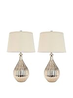 Safavieh Set Lámpara De Mesa 2 Uds. Brooklyn