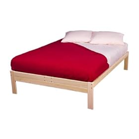 Nomad Platform Bed Frame - Solid Hardwood