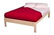 King Size Nomad Platform Bed Frame - Solid Hardwood