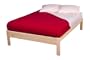 King Size Nomad Platform Bed Frame - Solid Hardwood