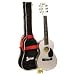 Lauren 30'' Steel String Acoustic Guitar Package - Metallic Silver - ( Super Sale !! )
