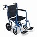 Medline Excel Deluxe Aluminum Transport Wheelchair CHAIR,WHEEL TRANSPORT,BE