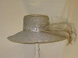 Metallic Silver and Gold Hat Designed By Bellini
