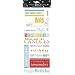 Me & My Big Ideas Sayings Stickers 5-1/2 Inch by 12 Inch Sheet Packaged, Happy Birthday