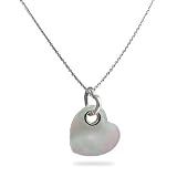31CXEHPF5RL. SL160  Heart Pendant in Mother of Pearl and Silver