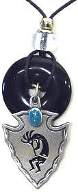 Native American Indian Inspired Kokopelli Pendant ~ Durable Pewter ~ Bonus Necklace