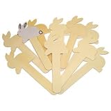 RABBITS WOODEN CRAFT STICKS PACK OF 10 N79